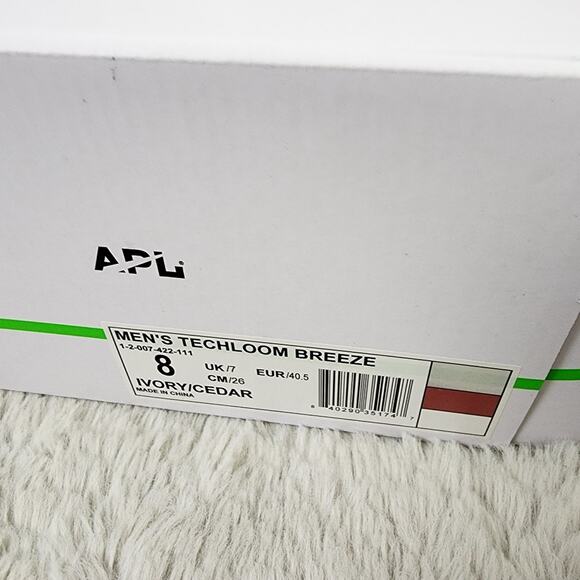 NEW APL Men's Techloom Breeze Ivory Cedar Athletic Shoes - Picture 7 of 13